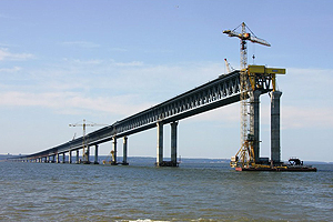 Строительство моста через Керченский пролив